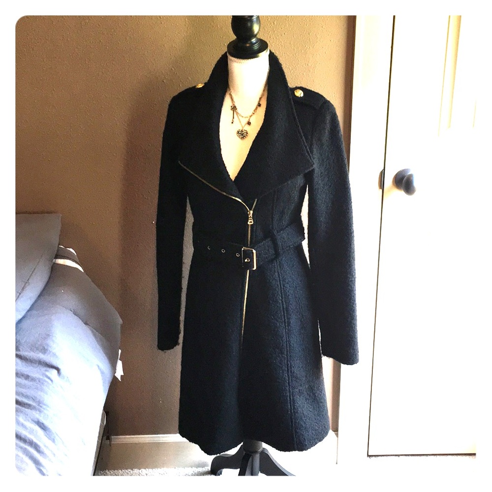 Guess full length wool coat